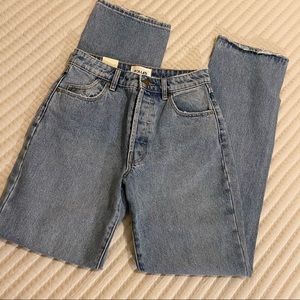 ROLLA’S Classic Straight Leg High Rise Jeans